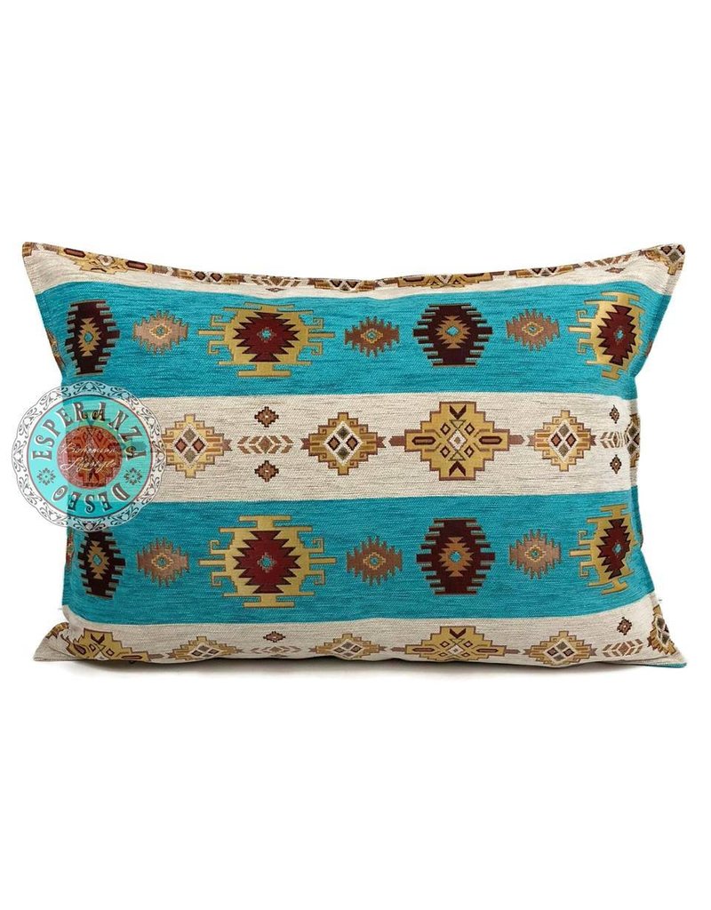 Damn Aztec white stripes pillow case / cushion cover ± 50x70cm