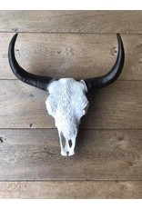 Damn Skull 40 cm white