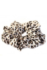 Damn Cotton scrunchie leopard dark brown - Copy - Copy