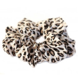 Damn Cotton scrunchie leopard dark brown - Copy - Copy