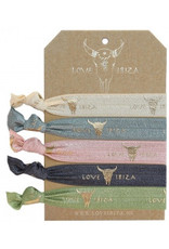 Damn Love ibiza set of 5 hair bows / bracelets