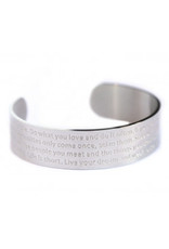 Damn Suede bracelet with a silver plated - Copy