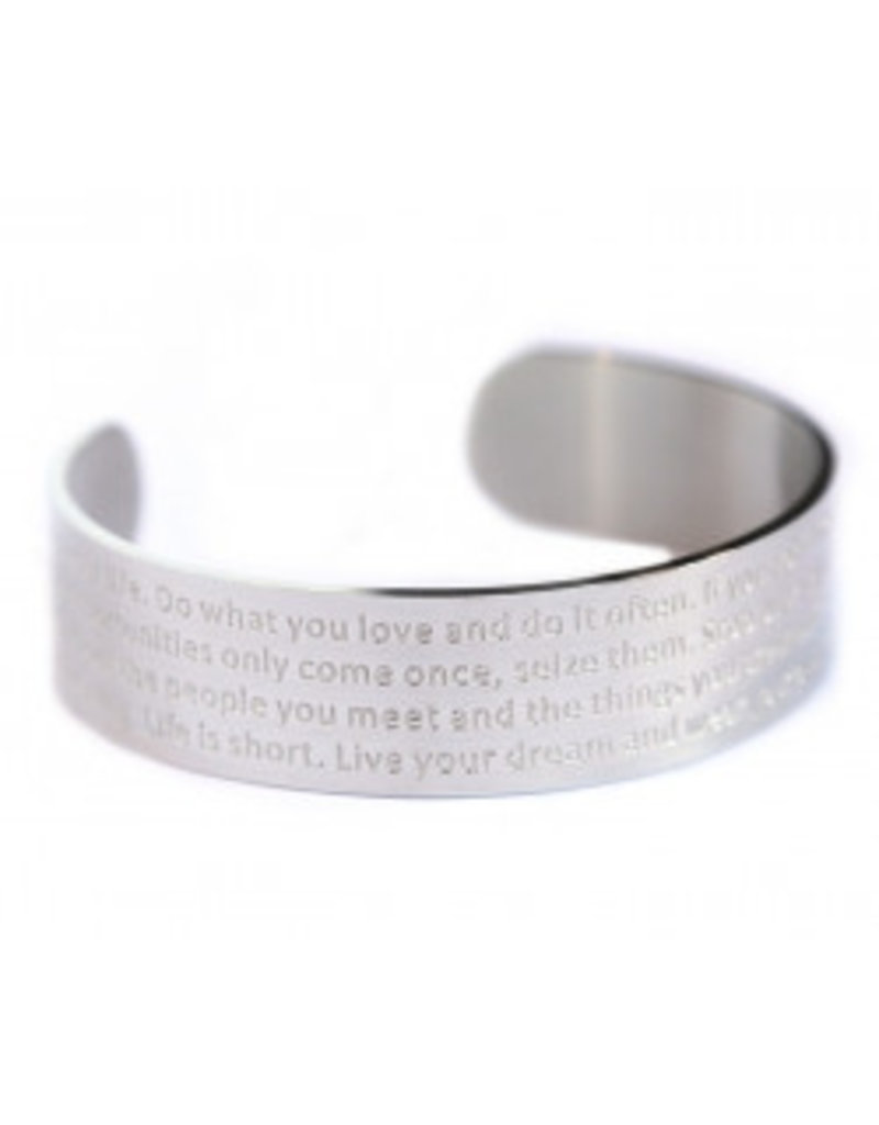 Damn Life bracelet Silver