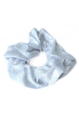 Damn Metallic scrunchie silver