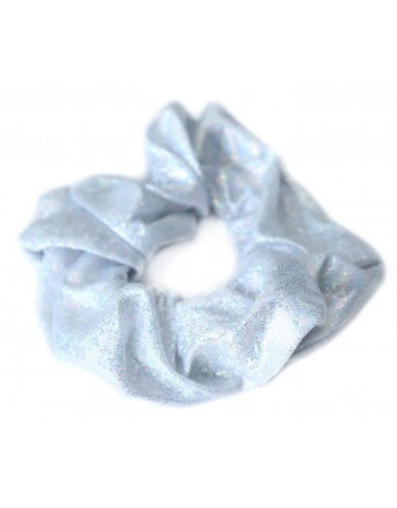 Damn Metallic scrunchie silver