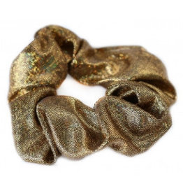 Damn Metallic scrunchie bronze