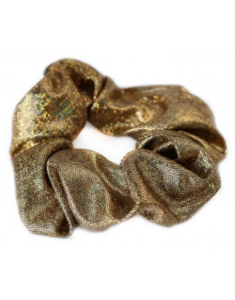 Damn Metallic scrunchie bronze