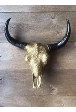 Damn Skull 40 cm  gold