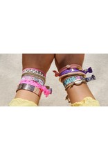 Damn White Ibiza set van 5 armbandjes/haarelastiekjes