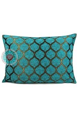Damn Honeycomb turquoise pillow case / cushion cover ± 50x70cm