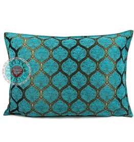 Damn Honeycomb turquoise pillow case / cushion cover ± 50x70cm