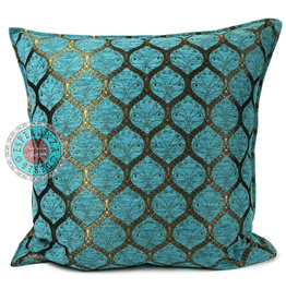 Damn Honeycomb turquoise pillow case / cushion cover ± 70x70cm