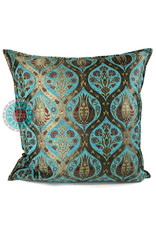 Damn Tulip turquoise kussenhoes/cushion cover ± 70x70cm