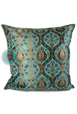 Damn Tulip turquoise pillow case / cushion cover ± 70x70cm