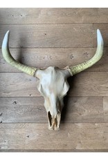 Damn Skull effen 74 x 80 cm  bruine kop