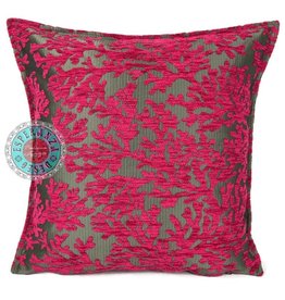 Damn Flowers turquoise pillow case / cushion cover ± 45x45cm - Copy - Copy - Copy