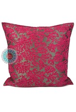 Damn Flowers turquoise pillow case / cushion cover ± 70x70cm - Copy - Copy - Copy