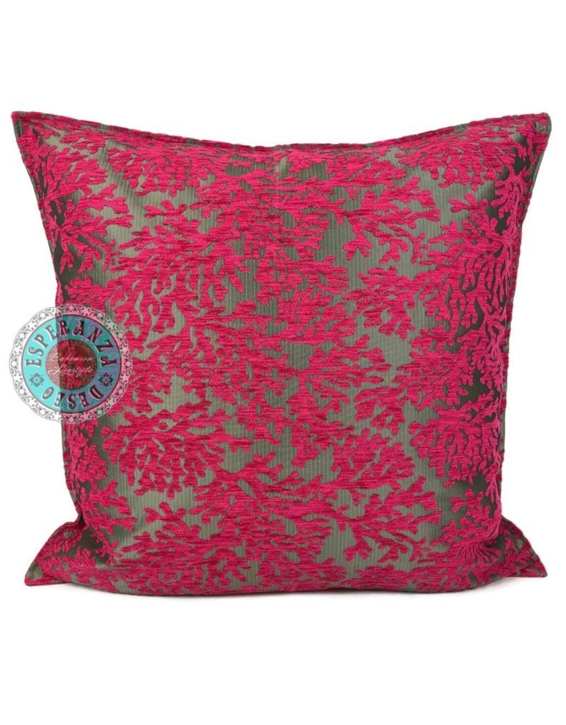 Damn Flowers turquoise pillow case / cushion cover ± 70x70cm - Copy - Copy - Copy