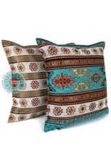 Damn Flowers turquoise pillow case / cushion cover ± 45x45cm - Copy - Copy - Copy - Copy - Copy - Copy - Copy - Copy - Copy - Copy - Copy