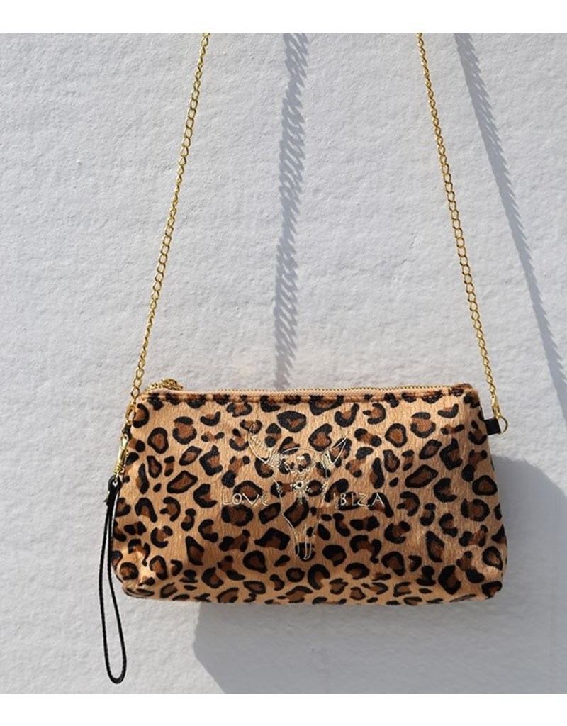 Damn Velvet leopard bag