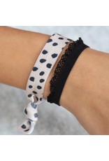 Damn Set van 5 haarelastiekjes/armbandjes