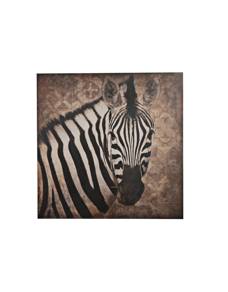 Damn Zebra on wood