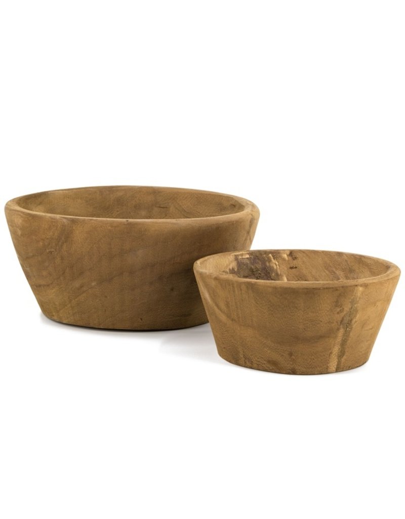 Damn Wooden trough set of 2