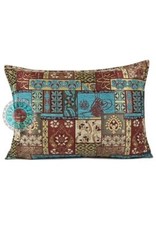 Damn Patchwork red kussenhoes/cushion cover ± 50x70cm