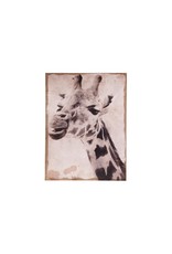 Damn Giraffe op canvas