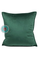 Damn Velvet kussen groen 45 x 45