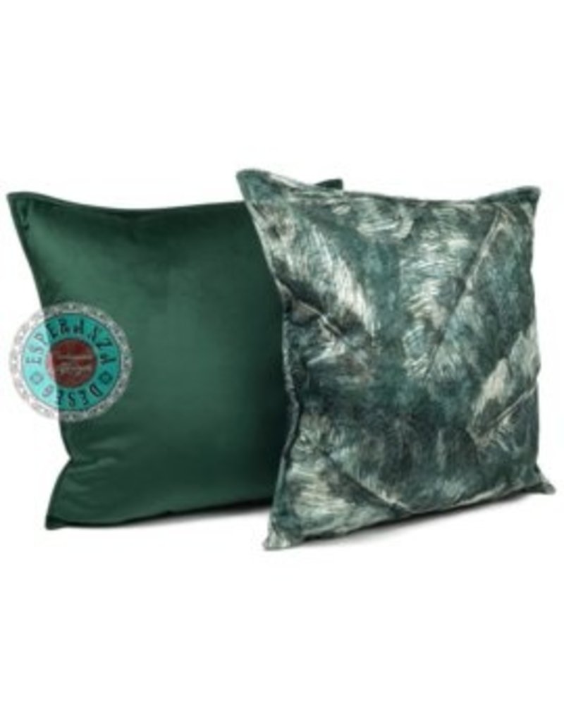 Damn Velvet kussen groen 45 x 45