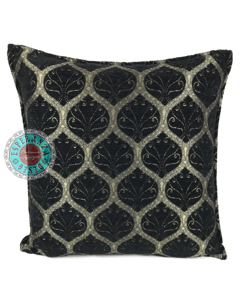 Damn Honeycomb black pillow case / cushion cover ± 70x70cm