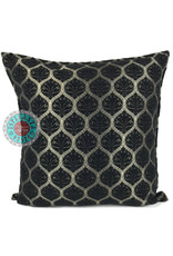 Damn Honeycomb black pillow case / cushion cover ± 45x45cm