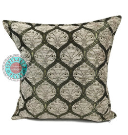 Damn Honeycomb cream pillow case / cushion cover ± 45x45cm - Copy