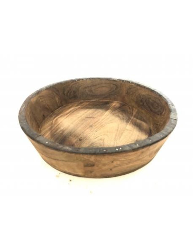 Damn Bowl teak hout 33 cm