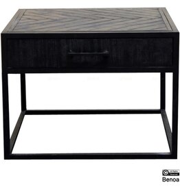 Damn Salontafel Jax Zwart 60