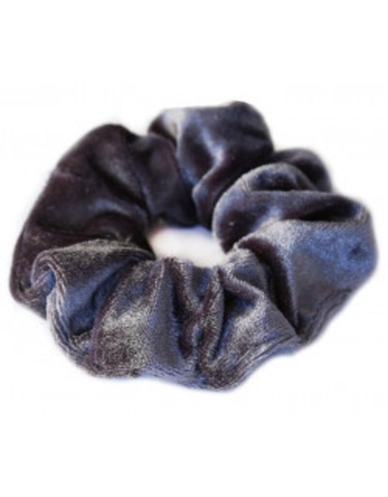 Damn Cotton scrunchie leopard dark brown - Copy