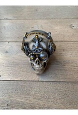 Damn Skull 40 cm  gold