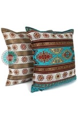 Damn Flowers turquoise pillow case / cushion cover ± 45x45cm - Copy - Copy - Copy - Copy - Copy - Copy - Copy - Copy - Copy - Copy