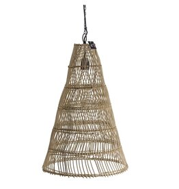 Damn Hanglamp  rotan 39 x 39 x 58 cm