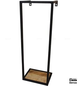 Damn Wandrek Metaal met Mango Houten Plank