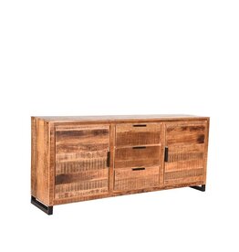 LABEL51 LABEL51 Dressoir Glasgow - Rough - Mangohout - 190 cm