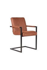 LABEL51 LABEL51 Eetkamerstoel Milo - Cognac - Microfiber