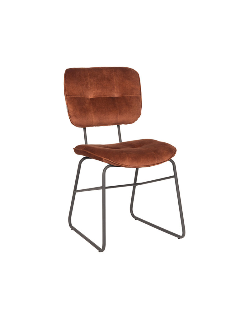 LABEL51 LABEL51 Eetkamerstoel Dez - Rust - Velours