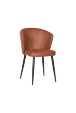 LABEL51 LABEL51 Eetkamerstoel Wave - Cognac - Microfiber