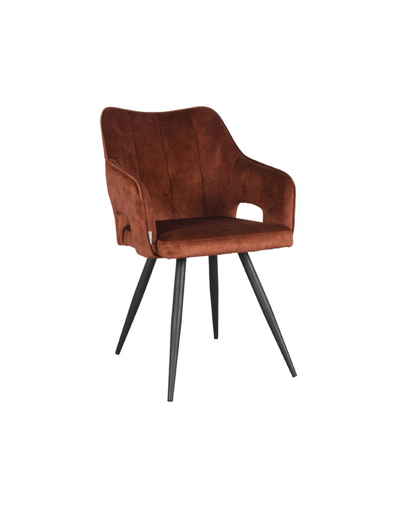 LABEL51 LABEL51 Eetkamerstoel Noud - Rust - Velours