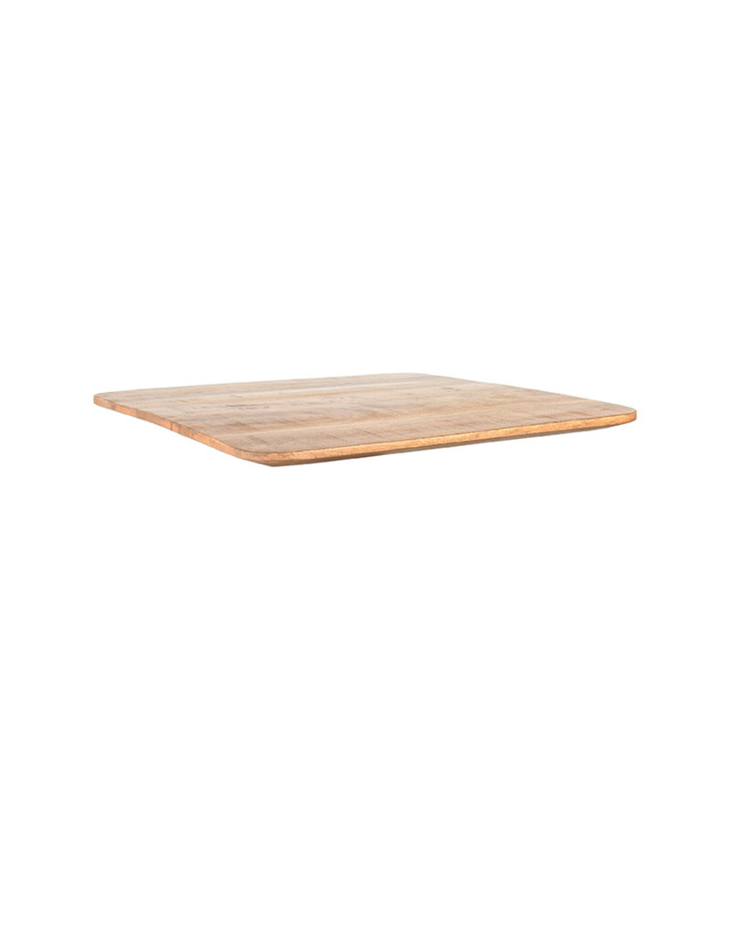 LABEL51 LABEL51 Eetkamertafel Tafelblad Sloppy Edge - Rough - Mangohout - 70 cm Sloppy