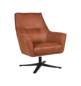 LABEL51 LABEL51 Fauteuil Tod - Cognac - Microfiber