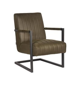 LABEL51 LABEL51 Fauteuil Milo - Army green - Microfiber