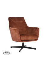 LABEL51 LABEL51 Fauteuil Toby - Rust - Velours